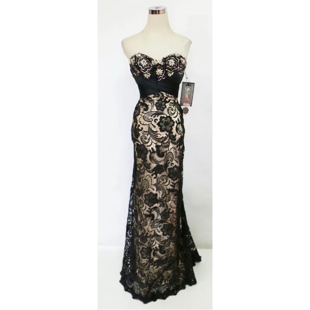 Mac Duggal Black Evening Gown / Dress, Size 2, NWT